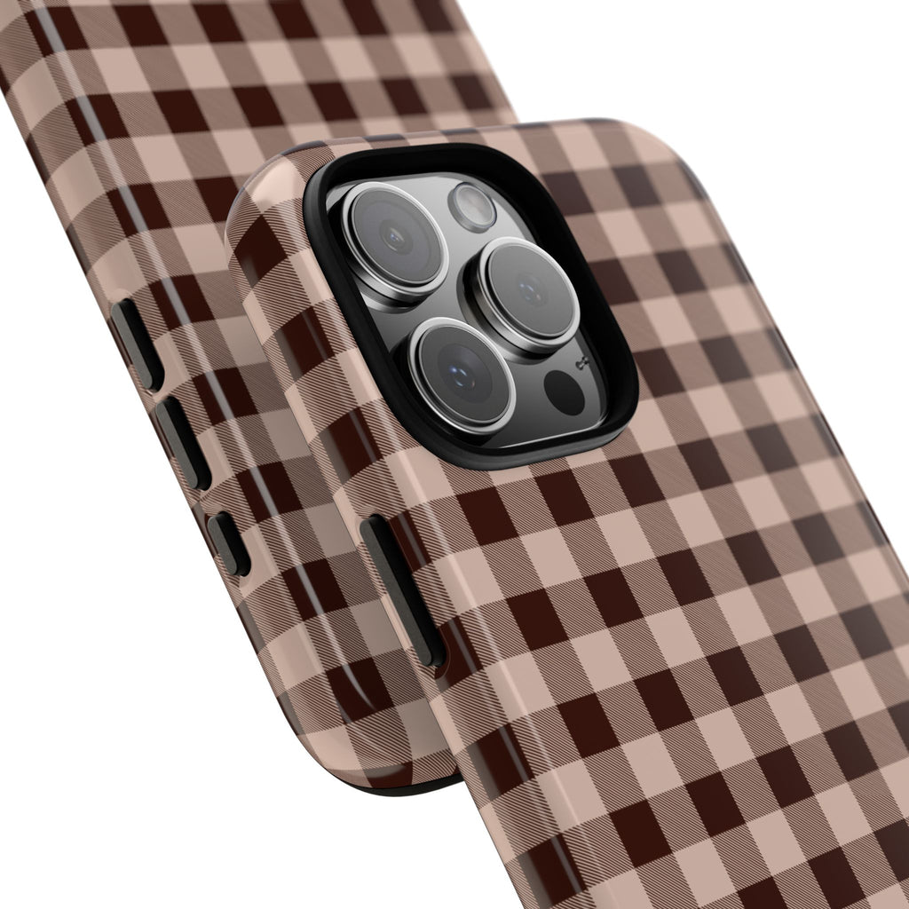 Latte Check Phone Case