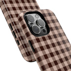 Latte Check Phone Case