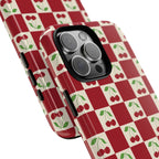 Cherry Check Phone Case