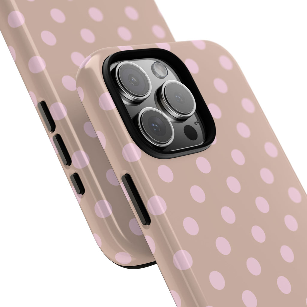 Blush Polka Dot iPhone Case