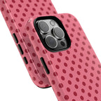 Berry Kiss Polka Dot iPhone Case