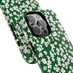 Emerald Bloom iPhone Case