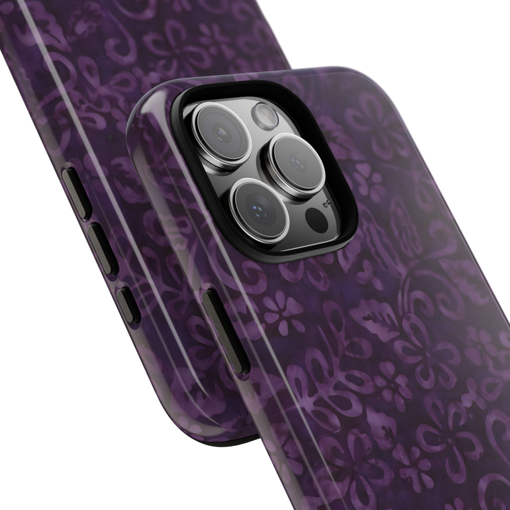 Violet Bloom iPhone Case
