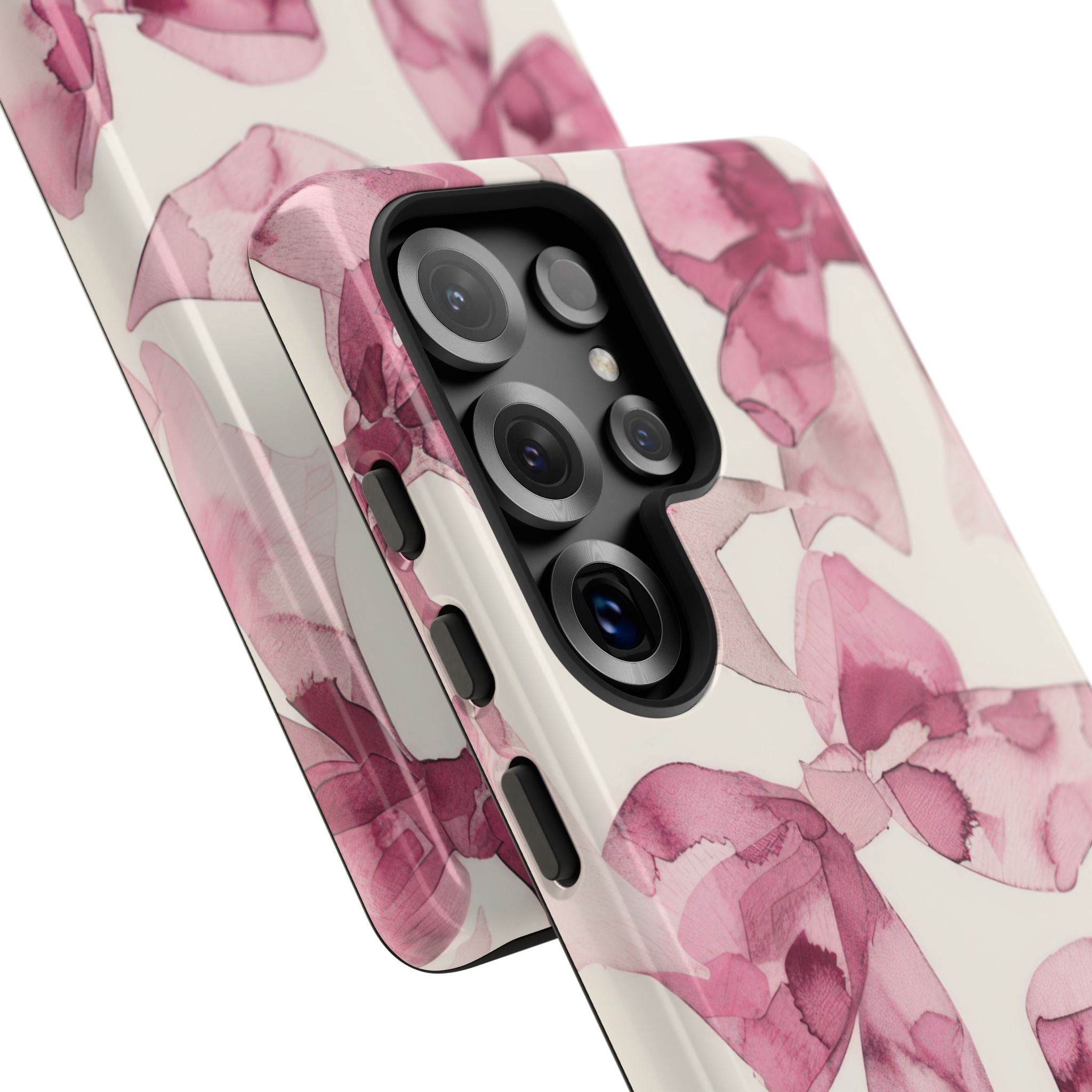 Whimsy Pink Bow Galaxy Case