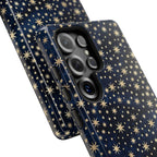 Ciel nocturne | Coque Galaxy avec étoiles bleues