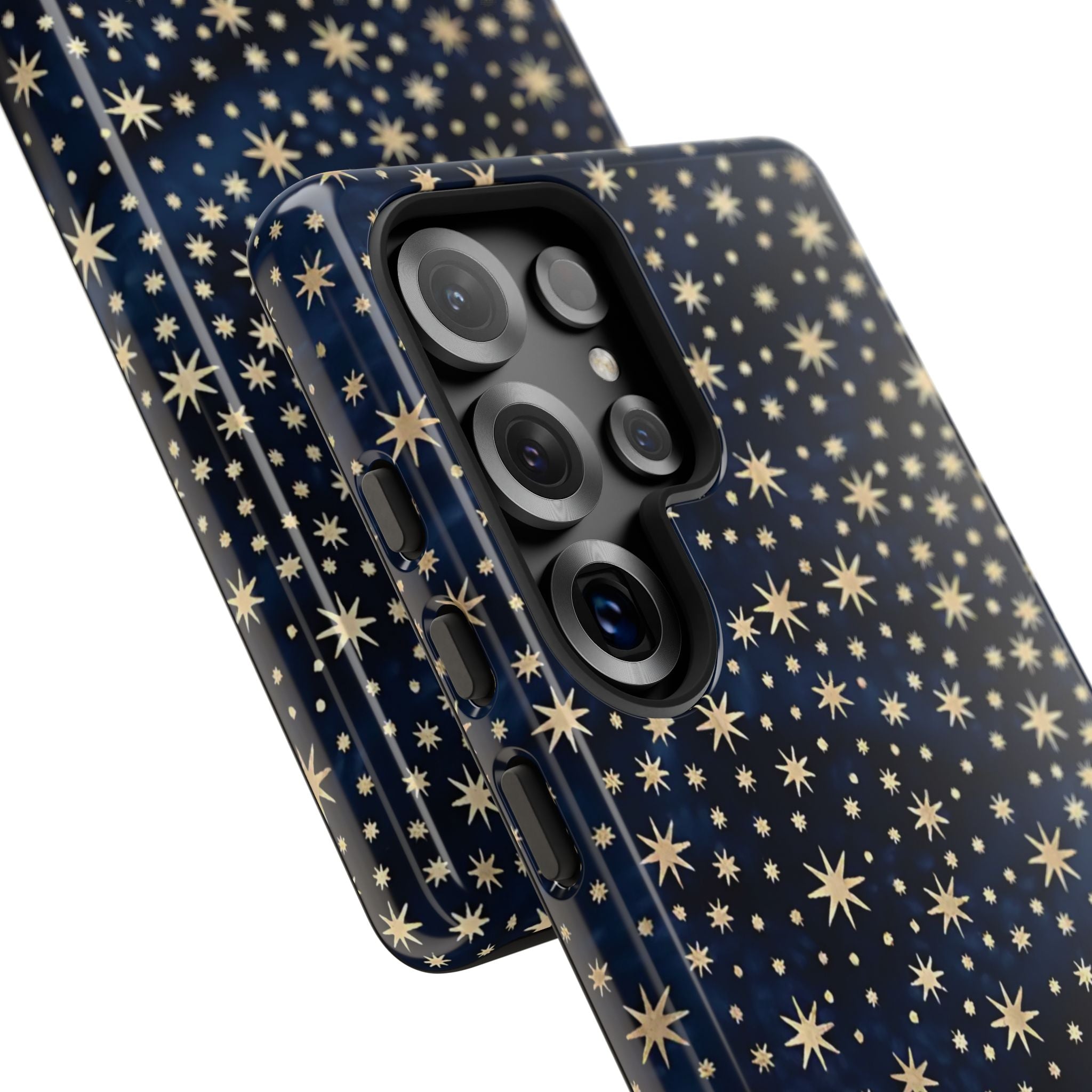Ciel nocturne | Coque Galaxy avec étoiles bleues