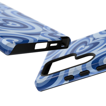 Hearts Squared | Blue Heart Pattern Case