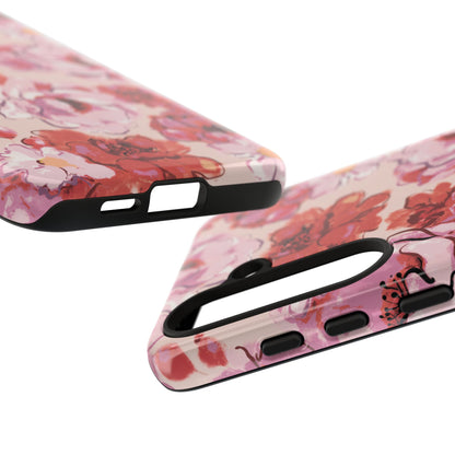 Charmed | Pink Painted Roses Case