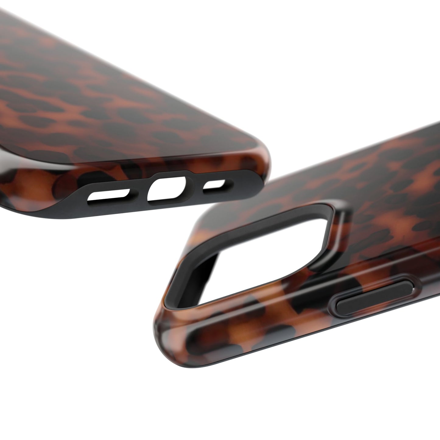 Shell Game | Dark Abstract Tortoise Print Case