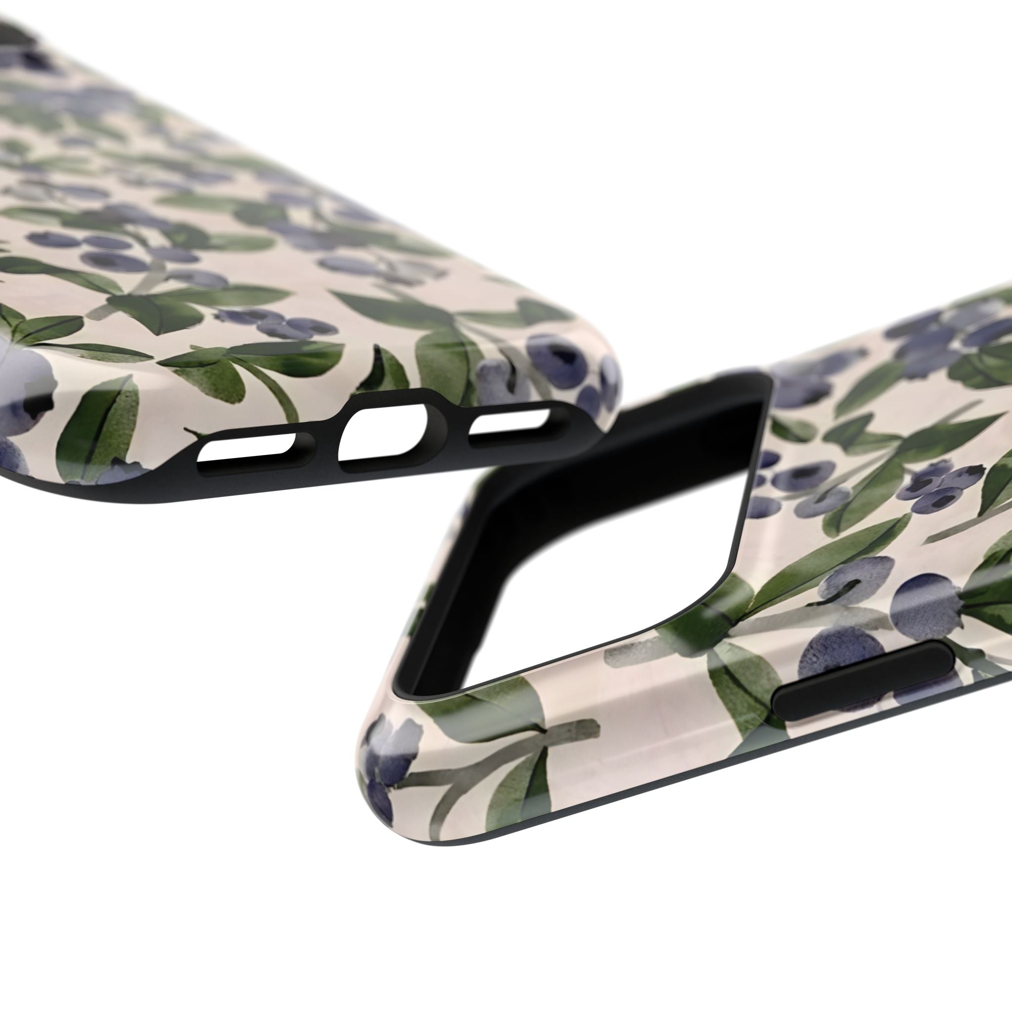 Blueberry Bliss | Fruity Floral iPhone Case