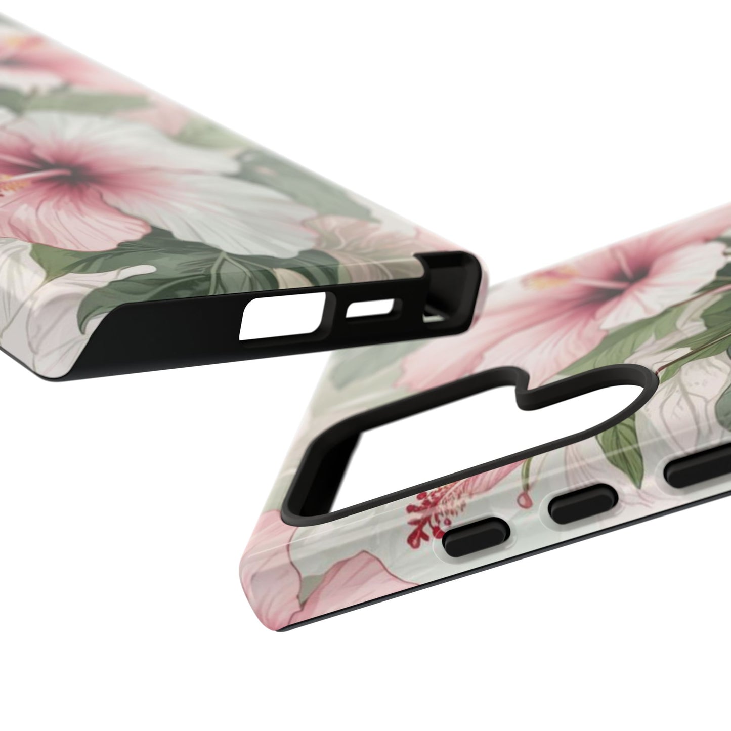 Island Hopping | Green & Pink Tropical Floral Case