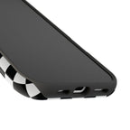 Funda para iPhone con diseño de cuadros en blanco y negro de Skater Girl