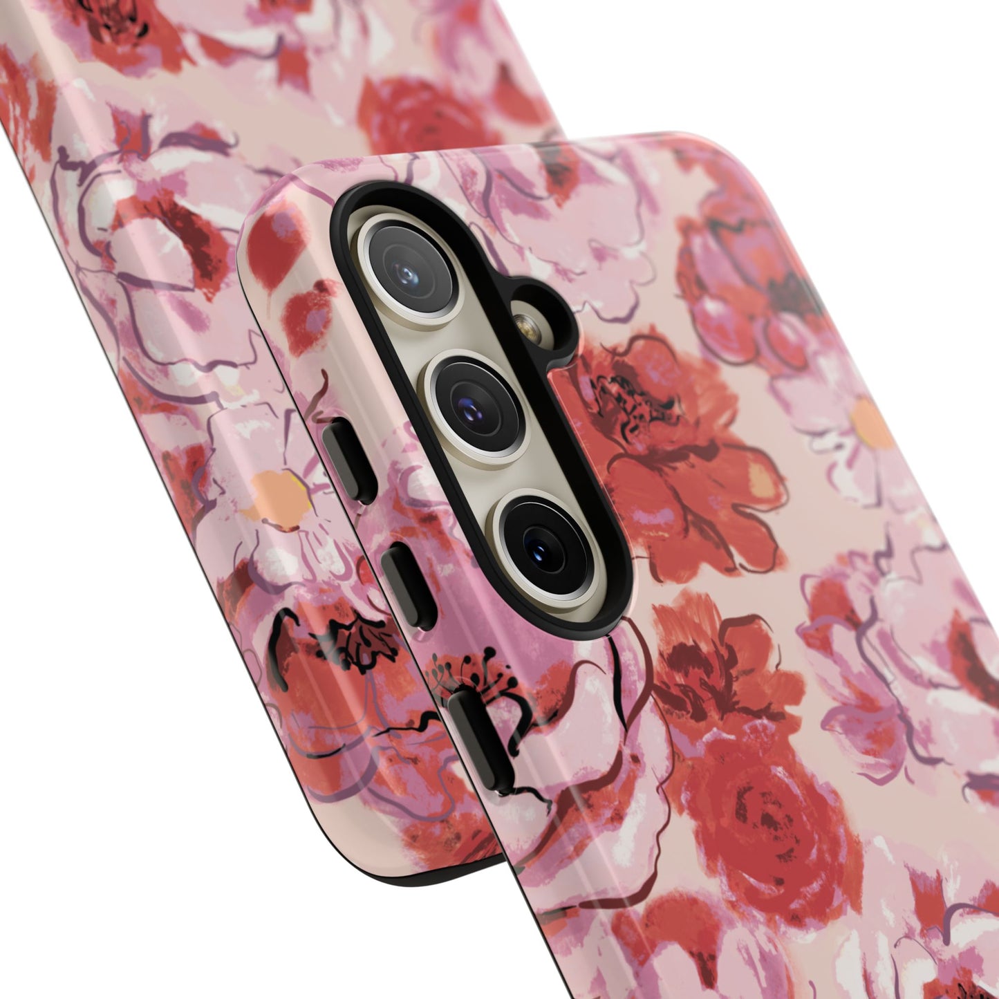 Charmed | Pink Painted Roses Case