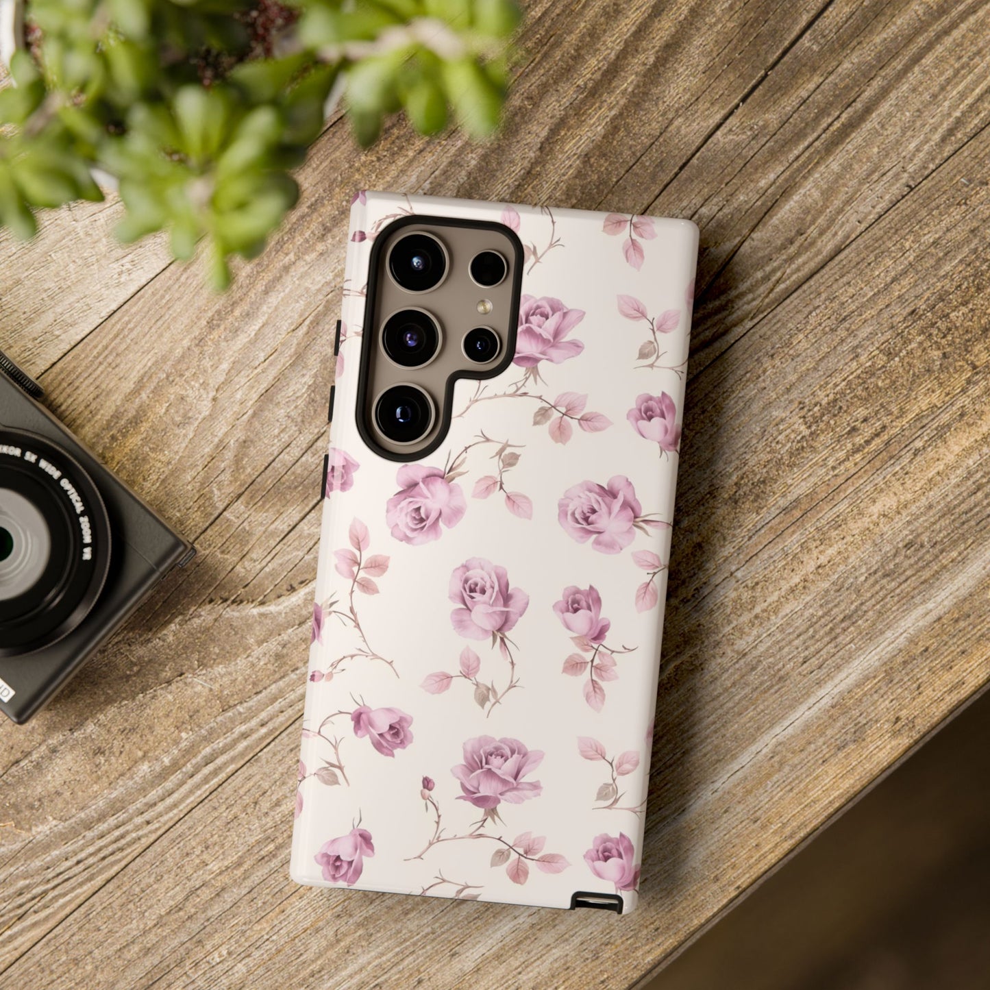 Estuche floral vintage con rosas | Galaxy Coquette