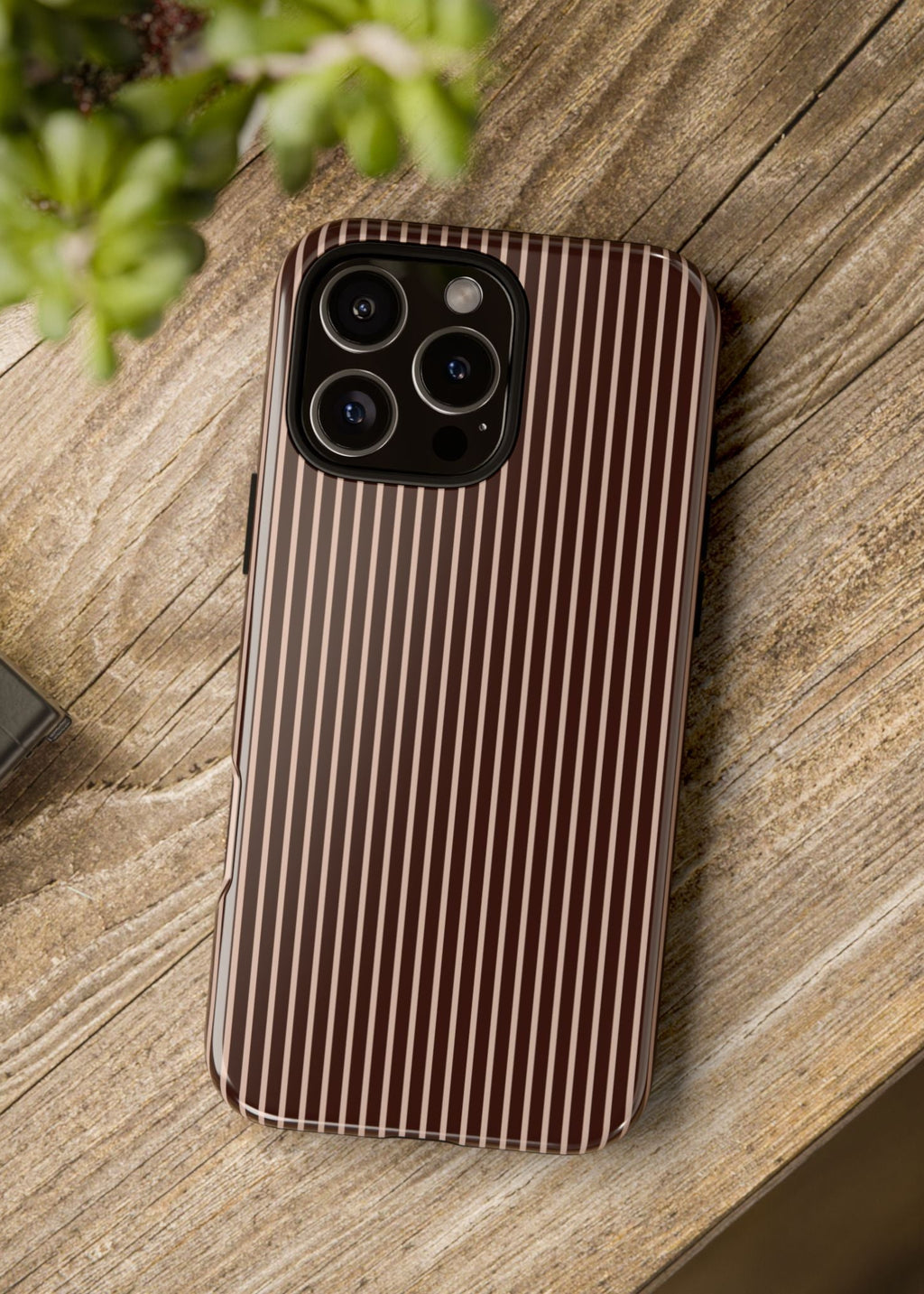 Cocoa Stripe Phone Case