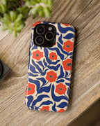 Indigo Poppy Phone Case