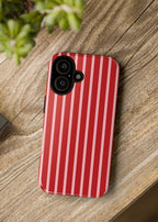 Raspberry Stripe | iPhone Case