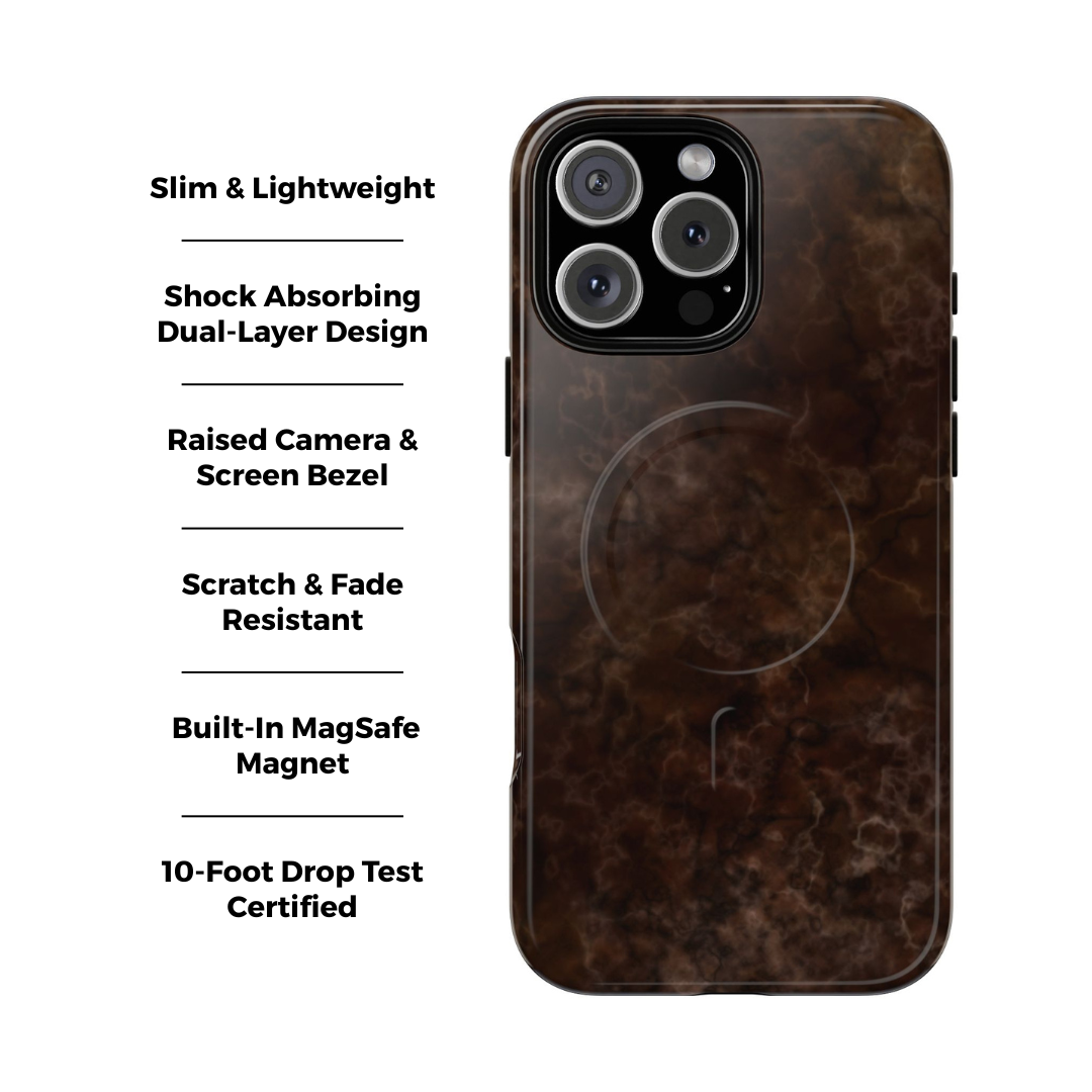 Espresso Marbled MagSafe Case