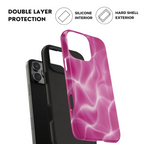 Pool Daze Pink Abstract iPhone Case