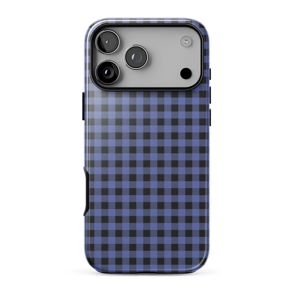 Blueberry Jam | Gingham iPhone Case