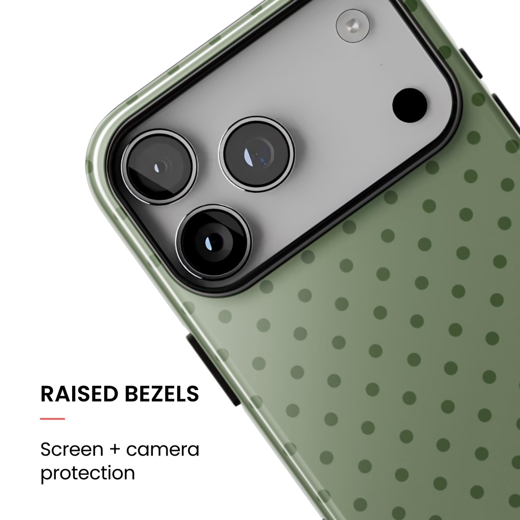 Olive Dot | iPhone Case