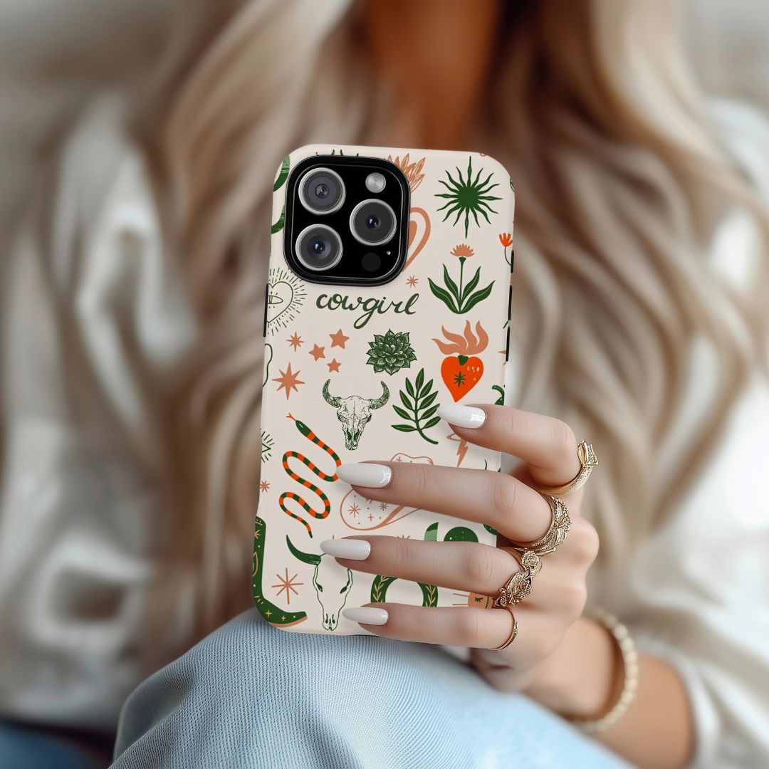 Cowgirl Canyon Western iPhone Case