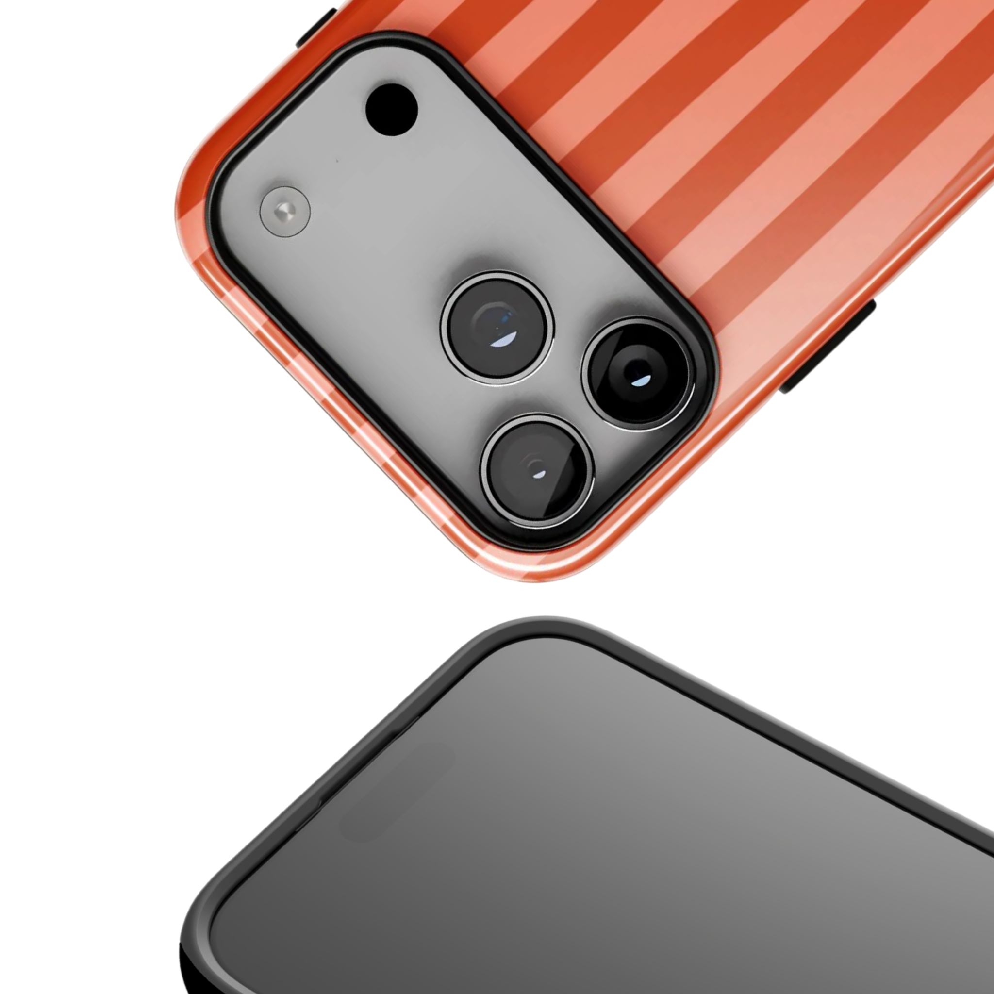 Orange Crush | Wavy Stripe iPhone Case