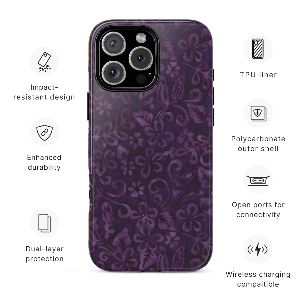 Violet Bloom Phone Case