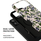Blueberry Bliss | Fruity Floral iPhone Case