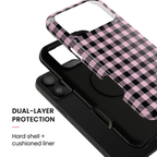 Pink Punk | Gingham iPhone Case