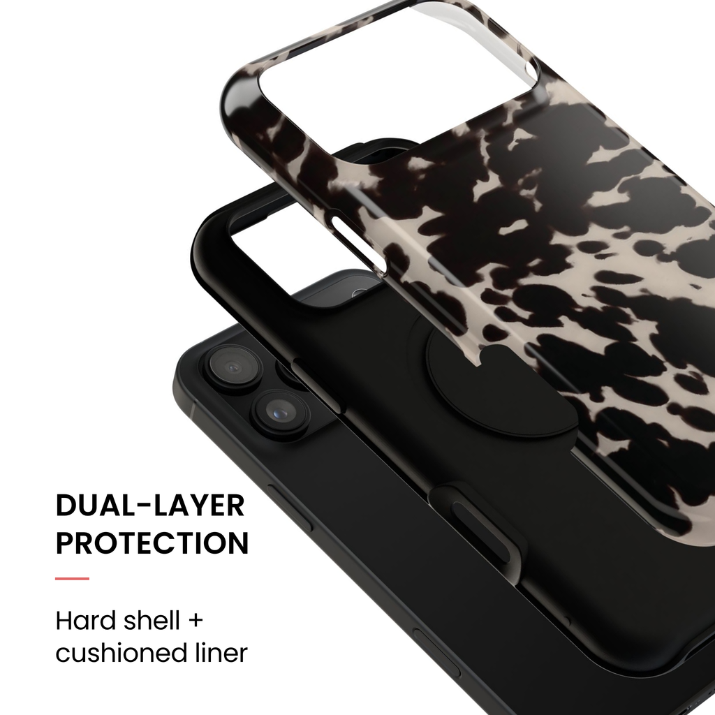Spotted Cutie | Cow Print iPhone Case