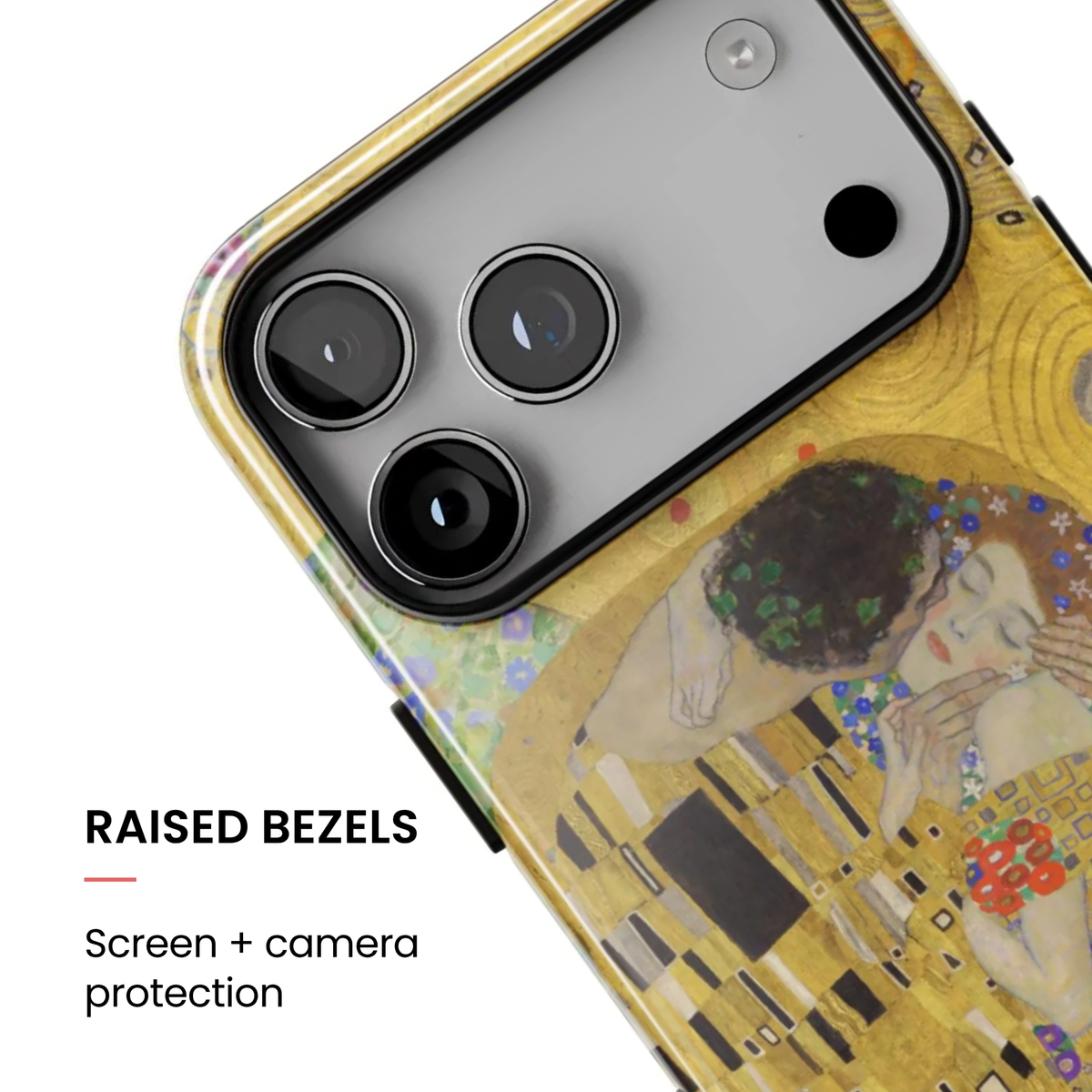 The Kiss | Klimt Collage iPhone Case
