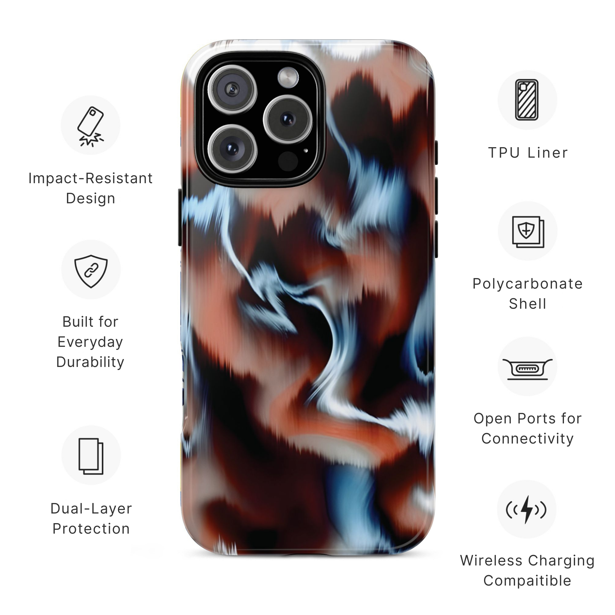 Midnight Mirage Phone Case