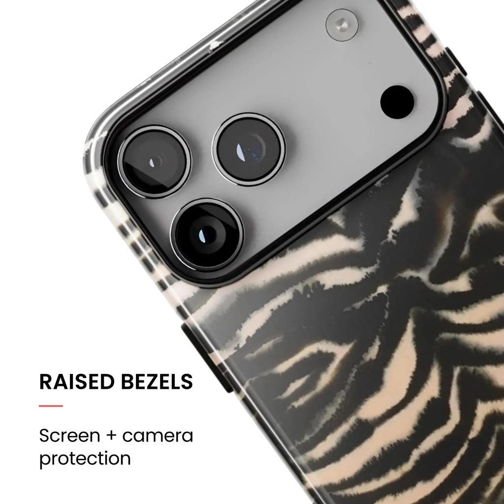 Organic Wild | Zebra Print iPhone Case