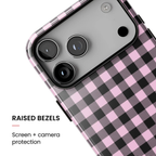 Pink Punk | Gingham iPhone Case