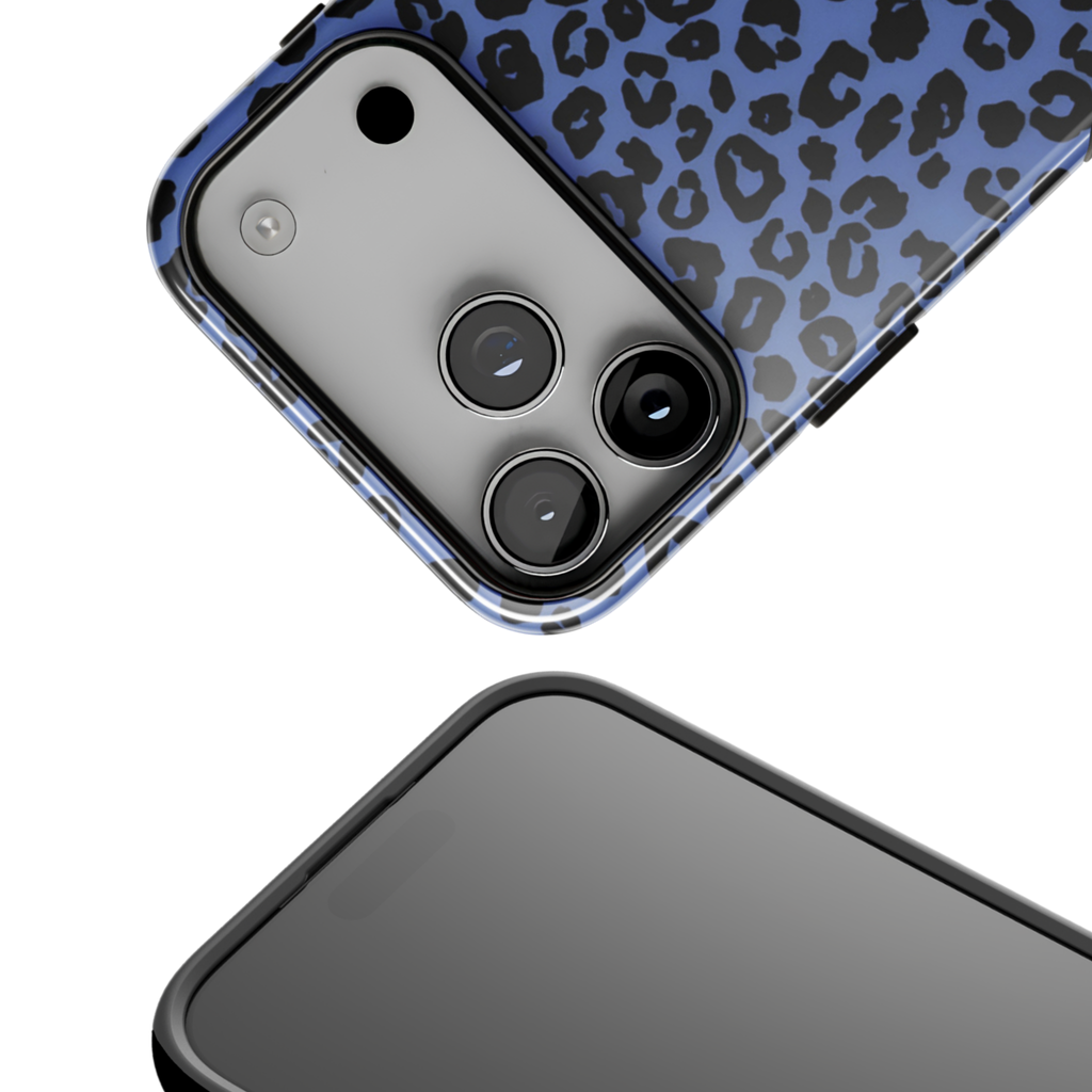 Blue Wild | Leopard iPhone Case