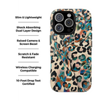 Dreamy Leopard Watercolor iPhone Case