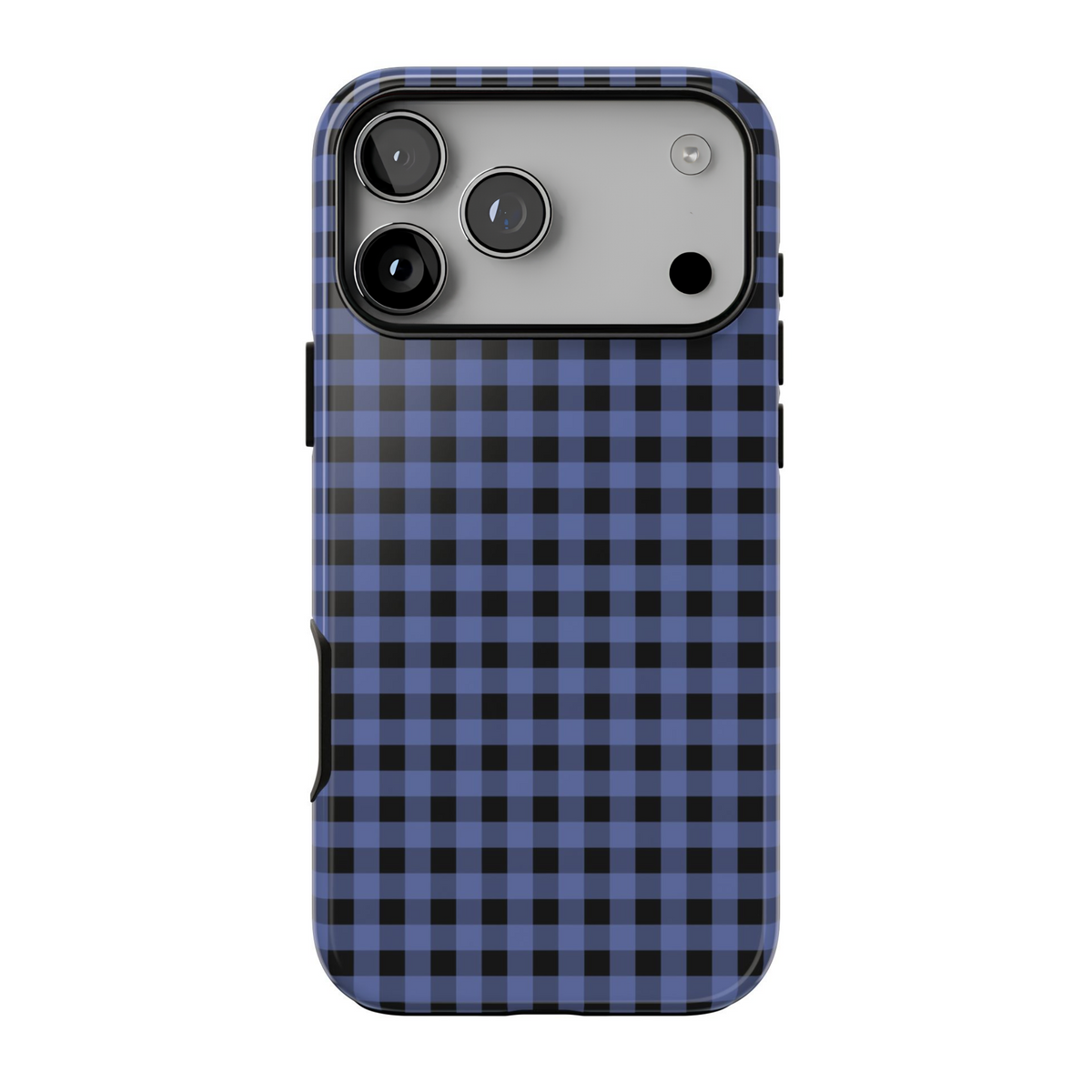 Blueberry Jam | Blue Gingham iPhone Case
