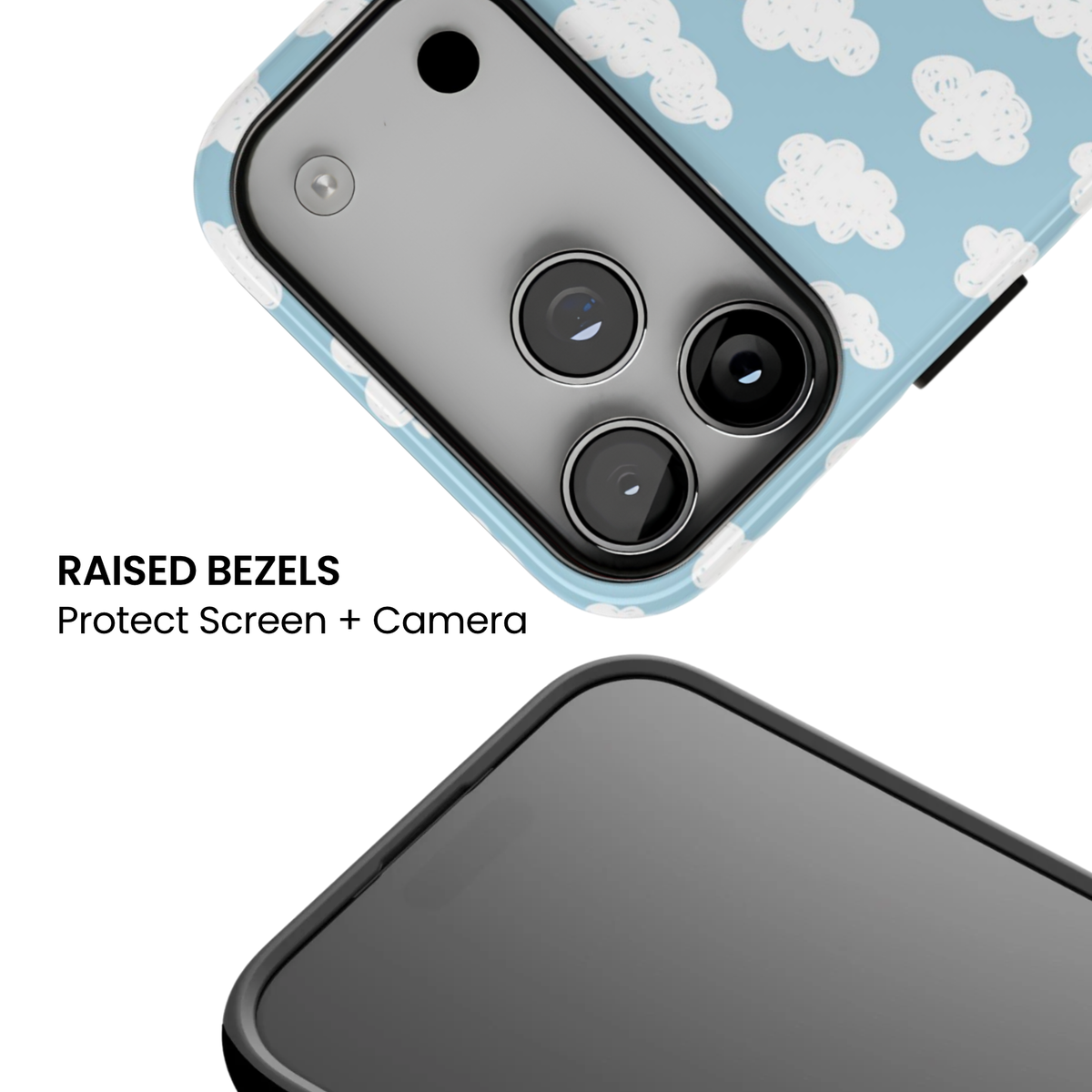 Cloud Nine | Blue Cloud Print iPhone Case