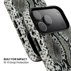 Cold Blooded | Gray Python MagSafe Case