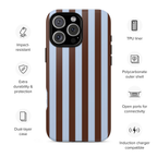 Mocha Stripe Phone Case