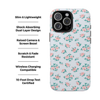 Baby Blue Floral iPhone Case