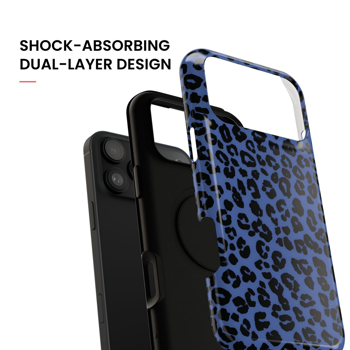 Blue Wild | Leopard iPhone Case