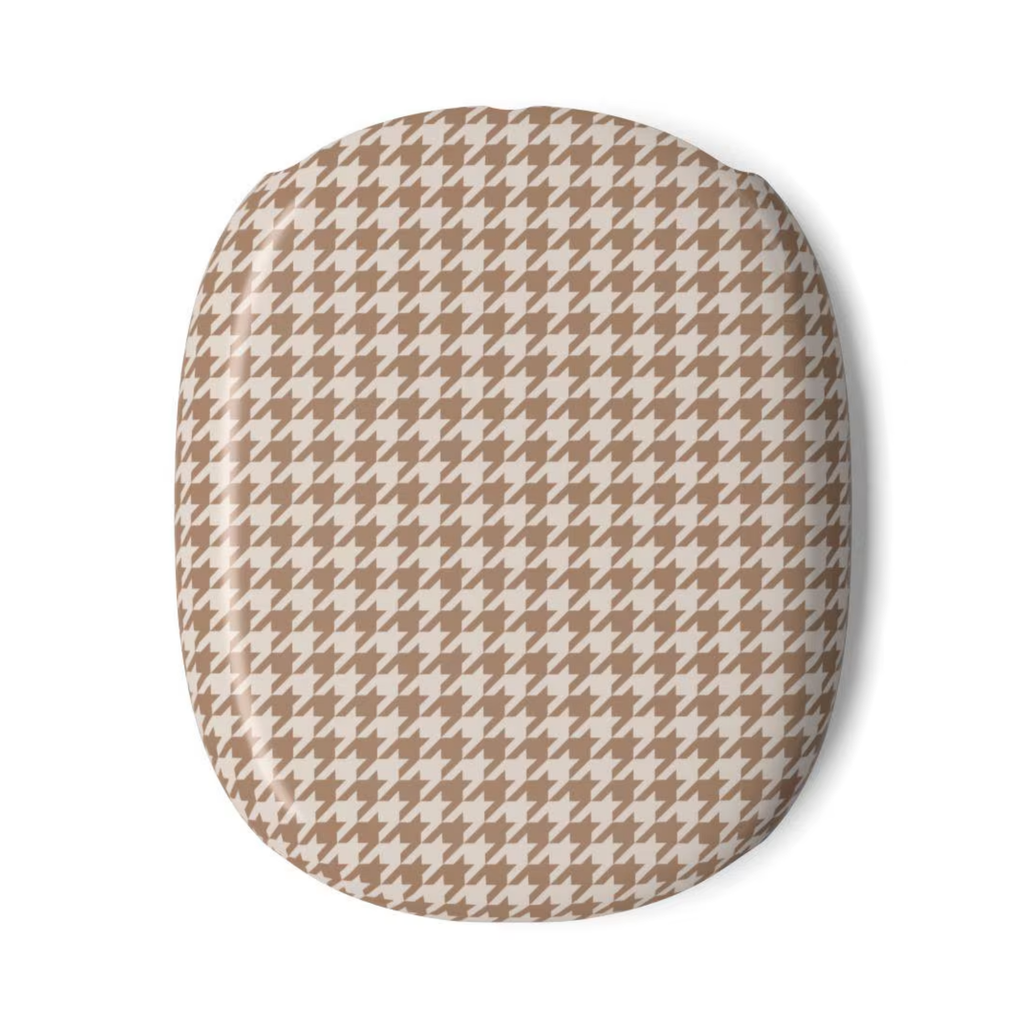 Checked In | Beige Houndstooth AirPods Max Case