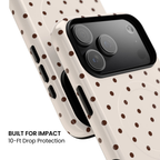 Vanilla Bean | Brown Polka Dot MagSafe Case