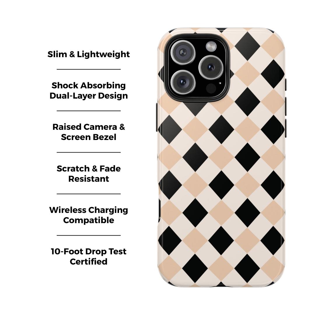 In Check Checkered iPhone Case
