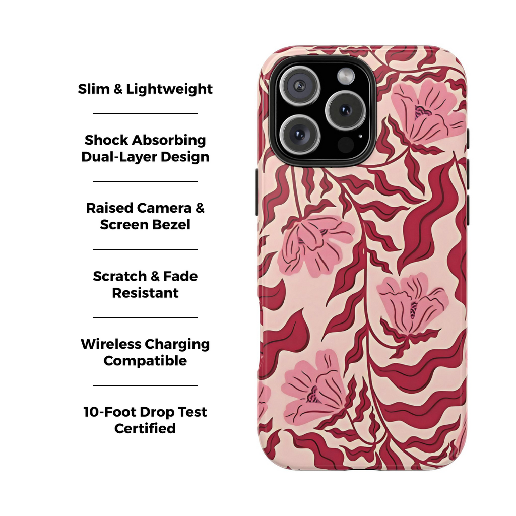 Artsy Blooms iPhone Case