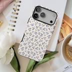 Love Notes | Blue Ditsy Floral iPhone Case
