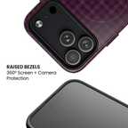 Plum Crush | Purple Plaid MagSafe Case