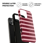 Very Berry Striped MagSafe Case
